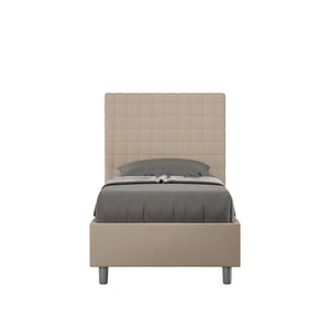 Letto Singolo 80x190 cm con Rete Sunny Tortora