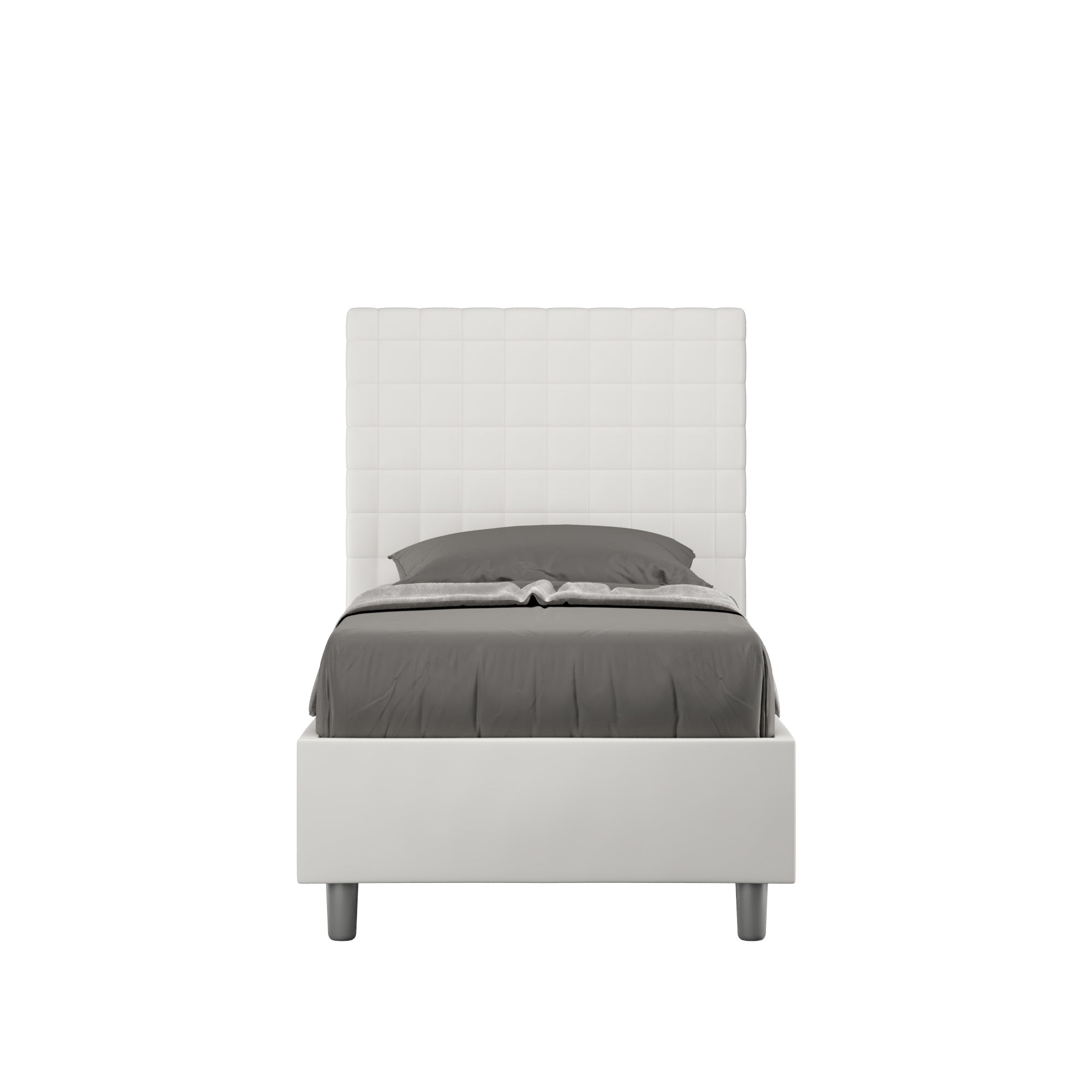 Letto Singolo 80x210 cm Senza Rete Sunny Bianco