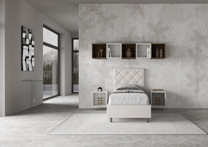 Letto Singolo 80x200 cm Senza Rete Priya Bianco