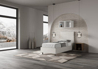 Letto Singolo 90x200 cm con Rete Sunny Bianco