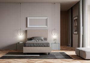 Letto Singolo 100x200 cm Senza Rete Focus Tortora