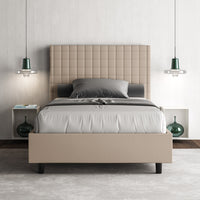 Letto Singolo 100x190 cm con Rete Sunny Tortora