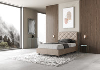 Letto Singolo 100x200 cm Senza Rete Priya Tortora