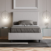 Letto 1 Piazza e Mezzo 110x200 cm Senza Rete Focus Bianco