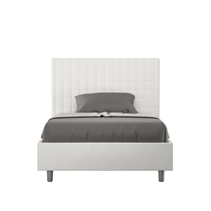 Letto 1 Piazza e Mezzo 110x210 cm con Rete Sunny Bianco