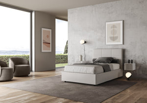 Letto 1 Piazza e Mezzo 120x190 cm Senza Rete Mika Bianco