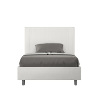 Letto 1 Piazza e Mezzo 120x190 cm con Rete Goya Bianco