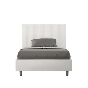 Letto 1 Piazza e Mezzo 120x200 cm Senza Rete Goya Bianco