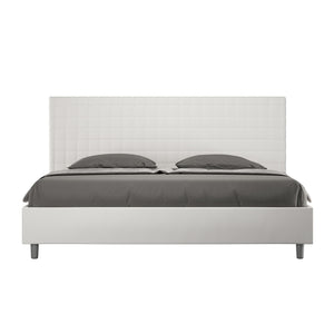 Letto Matrimoniale Large 180x190 cm Senza Rete Sunny Bianco