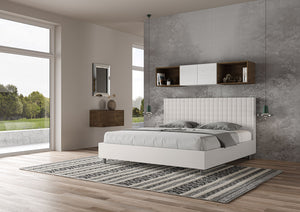 Letto Matrimoniale Extra Large 190x200 cm Senza Rete Sunny Bianco