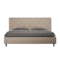 Letto Matrimoniale Extra Large 190x210 cm con Rete Priya Tortora