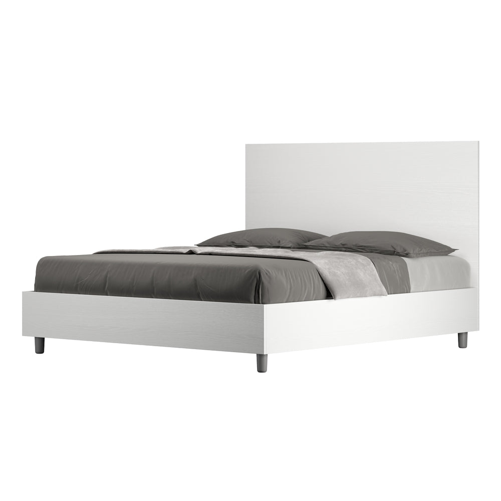 Letto Matrimoniale 160x190 cm Senza Rete New Egos Frassino Bianco