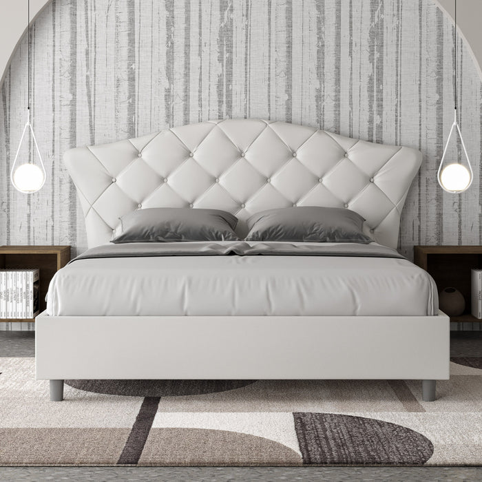 Letto Matrimoniale 160x190 cm con Rete Langre Similpelle