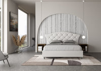 Letto Matrimoniale 160x200 cm con Rete Langre Similpelle