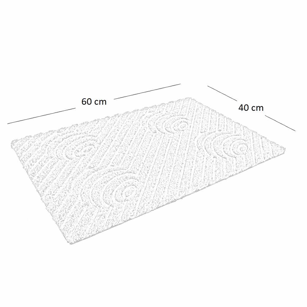 Zerbino classico rettangolare in cocco cm 40 x cm 60