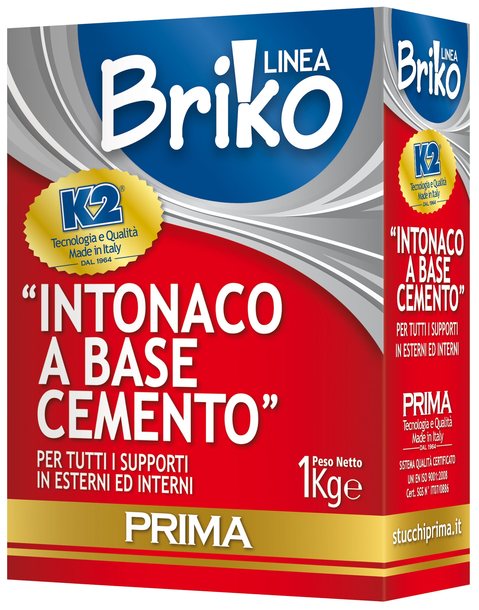 LINEA BRIKO INTONACO X ESTERNI DA KG. 1  PZ 12,0