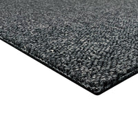 20 Quadrotte di Moquette 50x50cm Colore Nero Carbone 5mq Dure per Casa e Ufficio