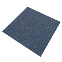 20 Quadrotte di Moquette 50x50cm Colore Blu Tempesta 5mq Dure per Casa e Ufficio