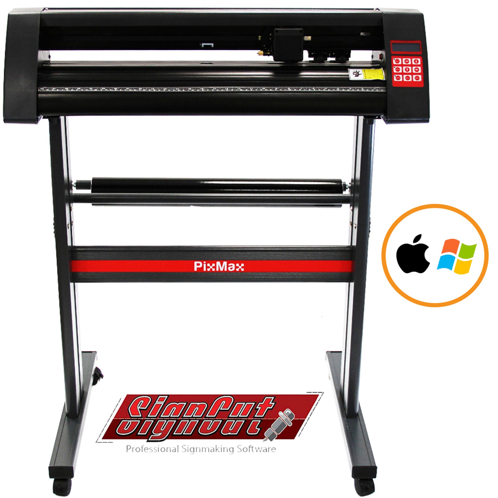 Plotter Taglio Vinile 72cm Compatibile con Mac e Windows e Software SignCut Pro