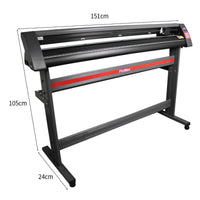 Taglierina per vinile da 135 cm con software SignCut Pro, compatibile con i sistemi operativi Mac OS X e Windows - plotter, taglierina per adesivi per la creazione di vinile [3 LAME INCLUSE].