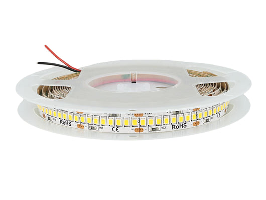 24V Bobina Striscia Led 30W/M 140LM/W 4200LM/M Bianco Caldo 2700K 1200 Smd 2835 5 Metri