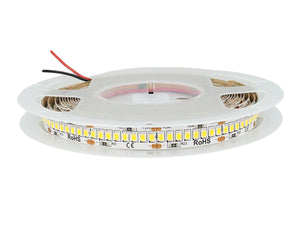 24V Bobina Striscia Led 30W/M 140LM/W 4200LM/M Bianco Caldo 3000K 1200 Smd 2835 5 Metri