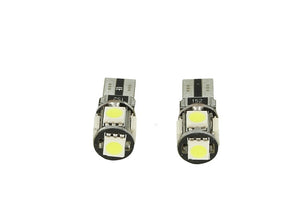 24V Lampada Led Canbus T10 W5W Colore Blu Luci Posizione Targa Per Camion Bus Barca 5 Smd 5050