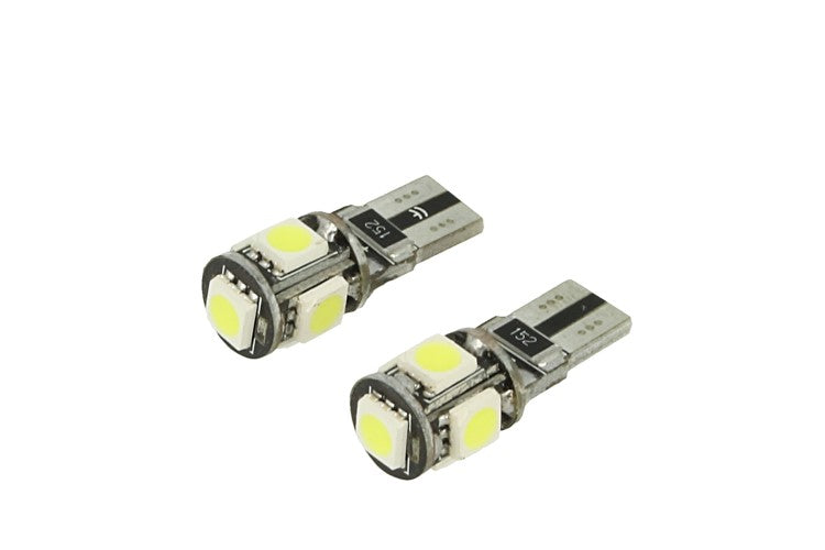 24V Lampada Led Canbus T10 W5W Colore Giallo Arancione Luci Posizione Targa Per Camion Bus Barca 5 Smd 5050