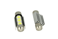 24V Lampada Led Siluro Canbus T11 C5W 36mm 3 SMD 5050 Colore Giallo Arancione Per Camion Bus Barca Con Dissipatore Alluminio