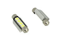 24V Lampada Led Siluro Canbus T11 C5W 42mm 4 SMD 5050 Colore Rosso Per Camion Bus Barca Con Dissipatore Alluminio