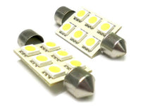 24V Lampada Led Siluro T11 C5W 41mm 6 Smd 5050 Bianco Camion