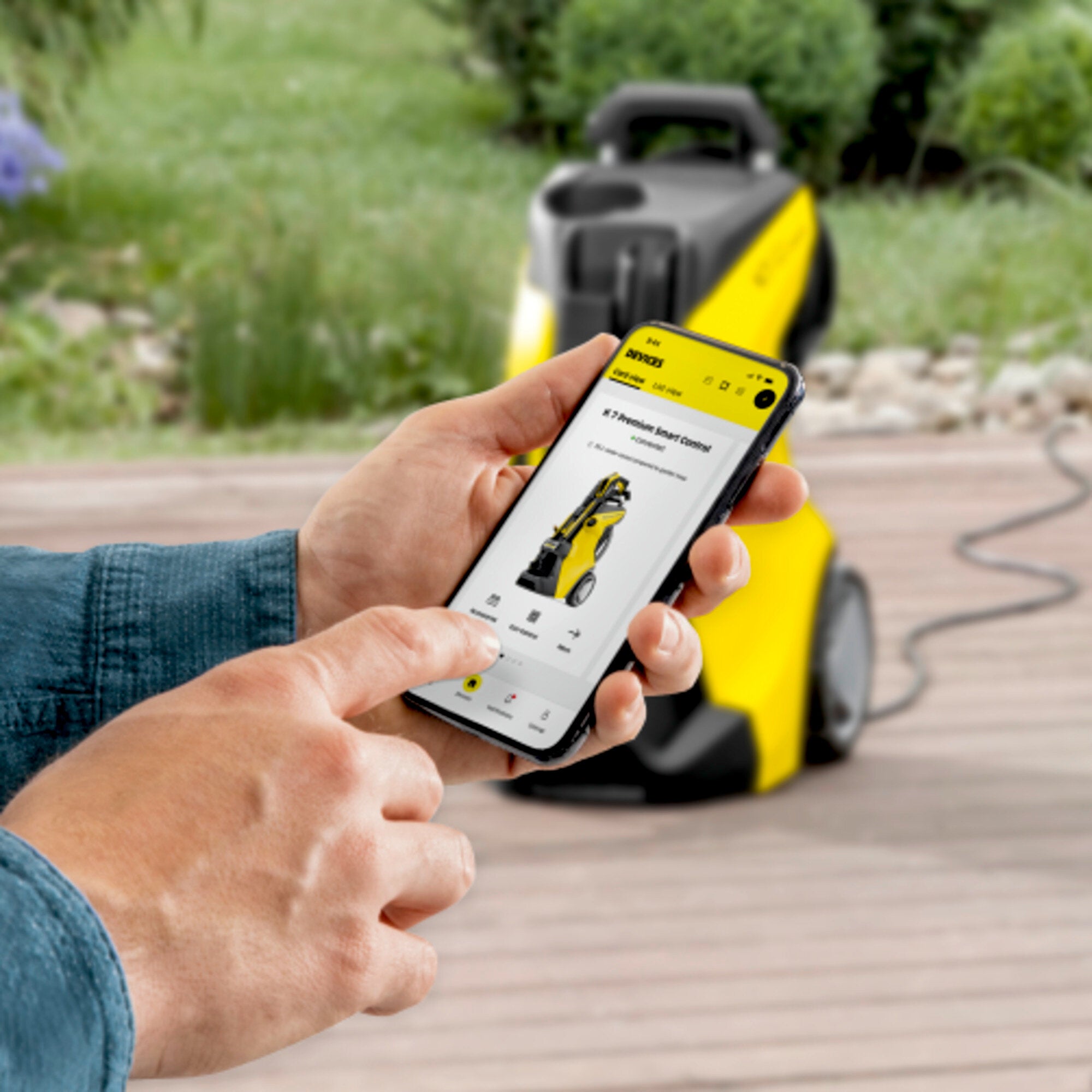 KARCHER Idropulitrice K 7 Premium Smart Control - Pressione: 20 – max. 180 / 2 – max. 18 bar / MPa - Portata: max. 600 l/h - Potenza allacciata: 3 kW