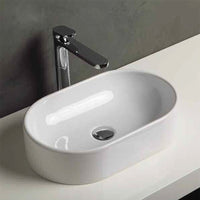 Lavabo da Appoggio modello OVAL Ceramica Azzurra