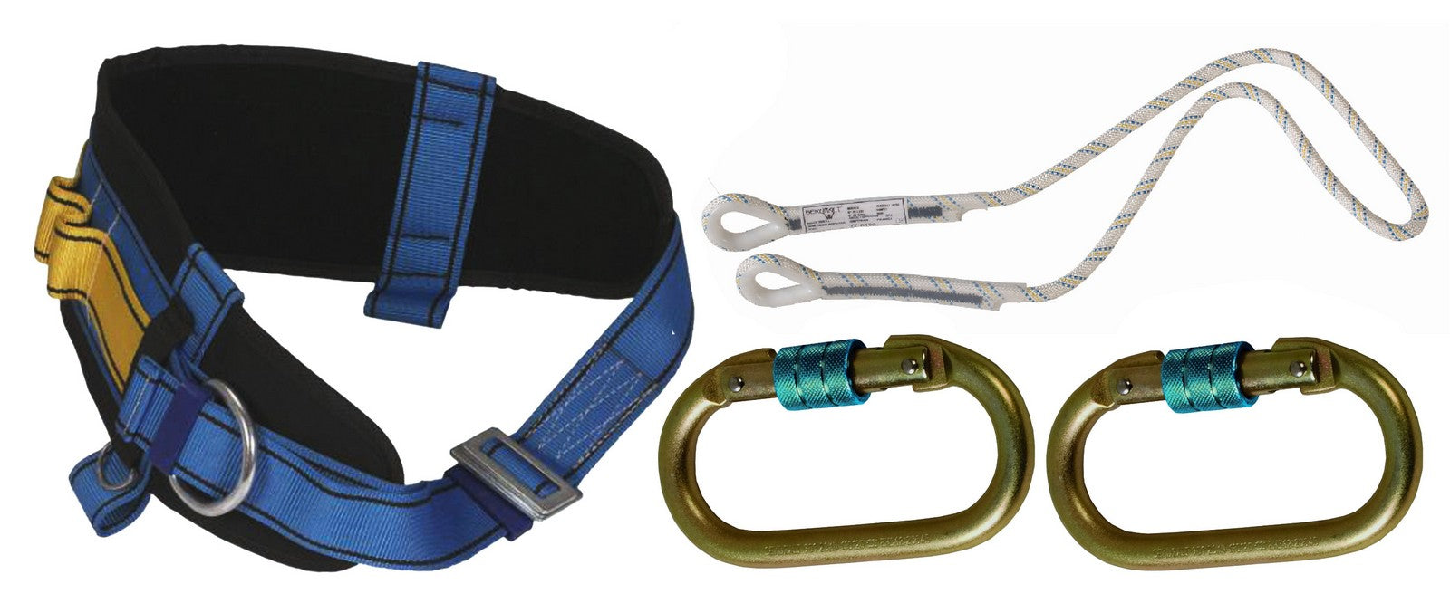 cinturone di protezione con corda + moschettone cod:ferx.25150