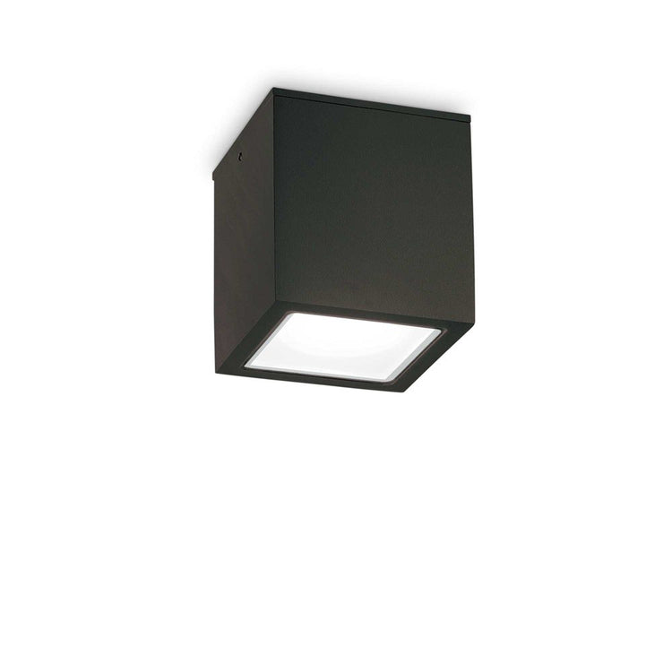 Plafoniera Moderna Techo Metallo Nero 1 Luce Gu10 Big