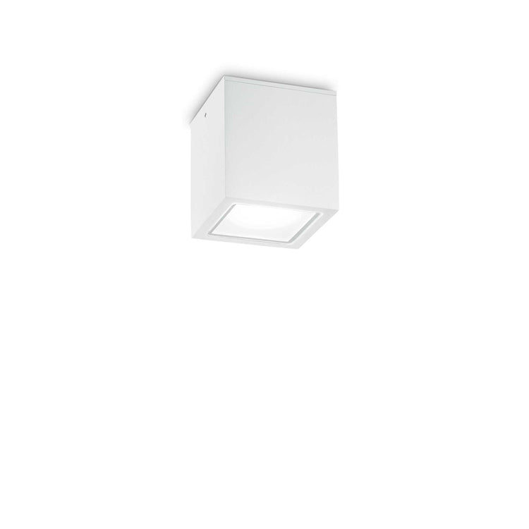 Plafoniera Moderna Techo Metallo Bianco 1 Luce Gu10 Small