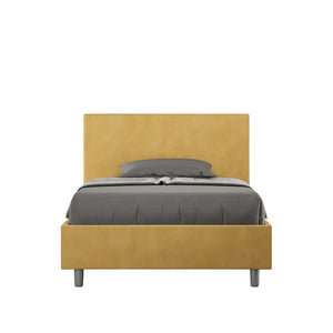 Letto Singolo 90x190 cm con Rete Adele Ocra