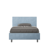 Letto Singolo 80x200 cm Senza Rete Adele Azzurro