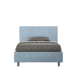 Letto Singolo 80x200 cm con Rete Adele Azzurro