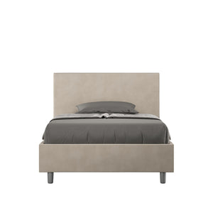 Letto Singolo 90x190 cm con Rete Adele Sabbia