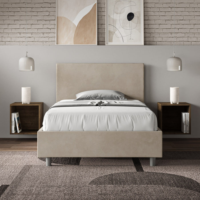 Letto Singolo 80x200 cm Senza Rete Adele Sabbia