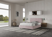 Letto Matrimoniale 160x210 cm con Rete Adele Glicine