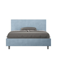 Letto Matrimoniale 160x210 cm Senza Rete Adele Azzurro