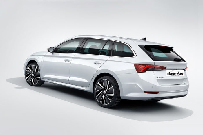 185B-434231 - Tappeto gomma baule - Skoda Octavia Berlina e Station Wagon, Plug-in Hybrid dal 2020-, e-TEC dal 2020-