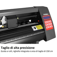 Plotter per Taglio Vinile Extra-Large 151cm con SignCut Pro per Mac e Windows