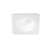 Faretto Ad Incasso Moderno Square Room-65 Alluminio Bianco Led 8W 3000K