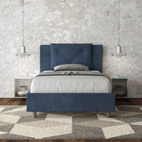 Letto Singolo 100x200 cm con Rete Appia Blu