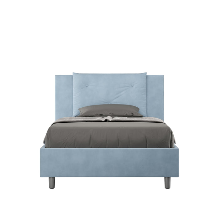 Letto Singolo 80x200 cm Senza Rete Appia Azzurro