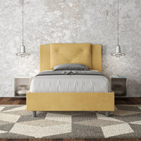 Letto 1 Piazza e Mezzo 120x190 cm con Rete Appia Ocra