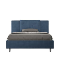 Letto Matrimoniale Francese 140x190 cm con Rete Appia Blu